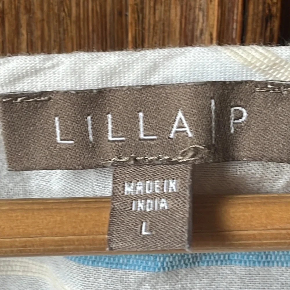 Lilla P The Perfect Stripe Linen Top - Picture 6 of 6